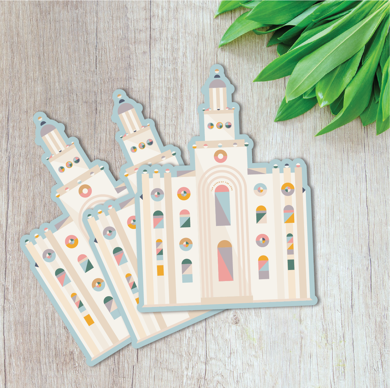 St. George Temple Sticker (Pack of 20)