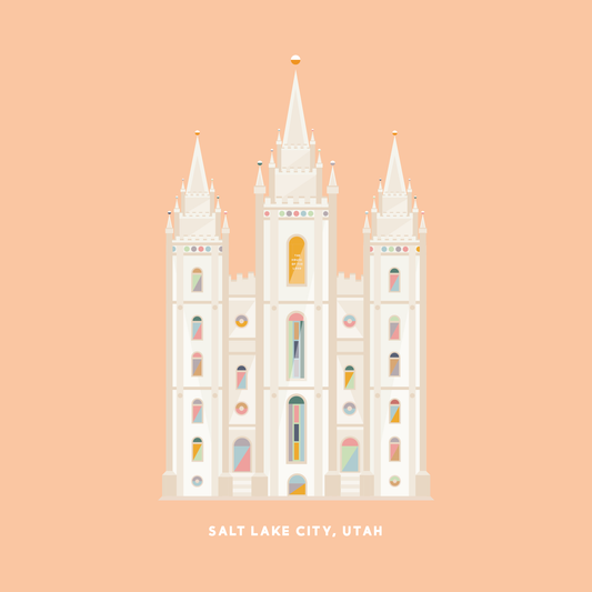 Salt Lake City Temple Print