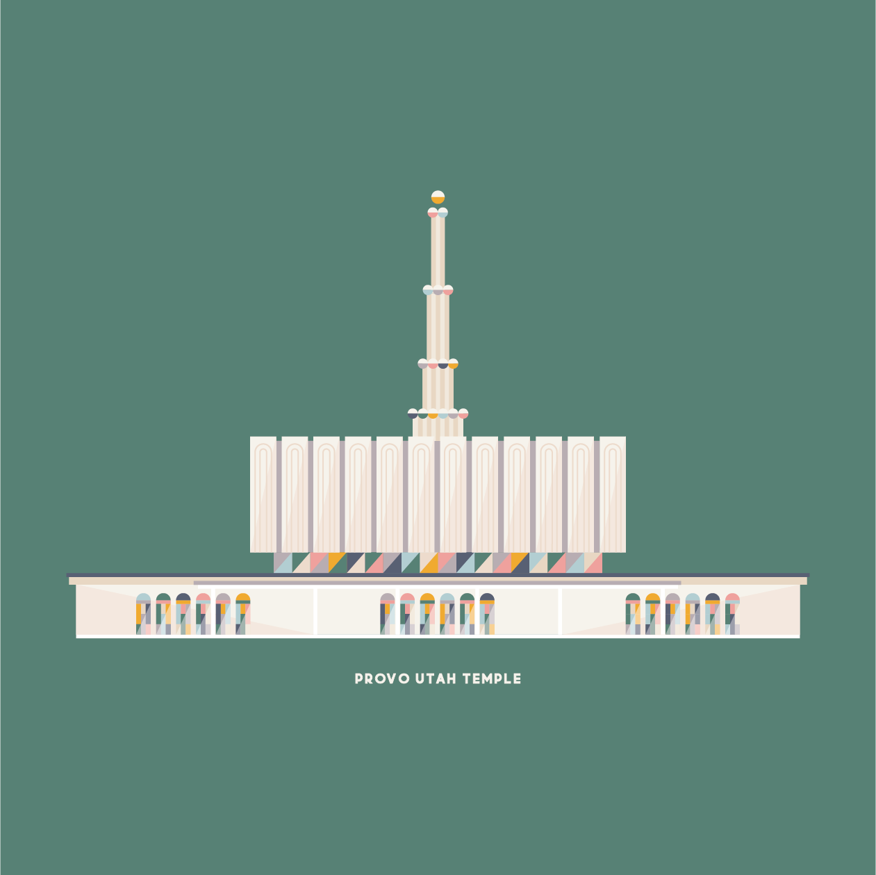 Provo Utah Temple Print